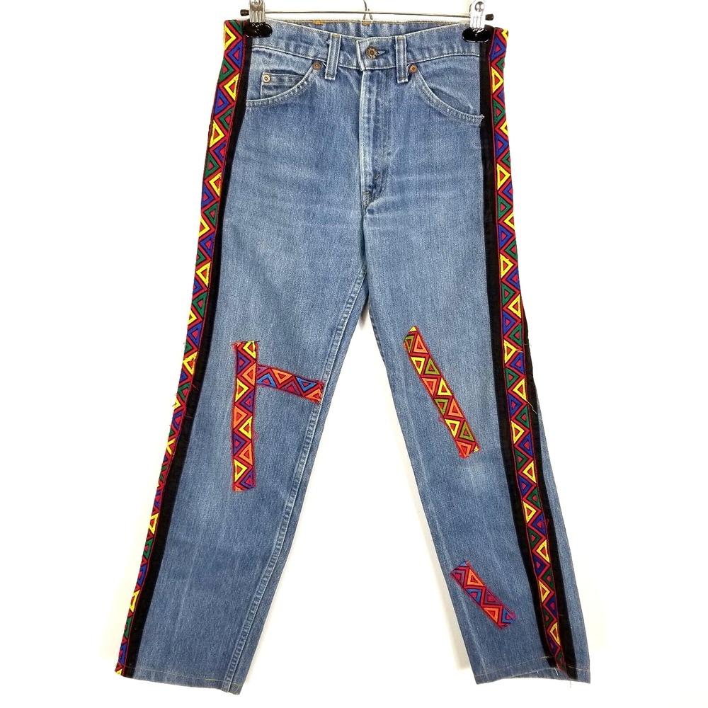 Vintage Levi's 505 Orange Tab 40505 0916 Men Sz 30 x 29 DIY Extended Waist Blue